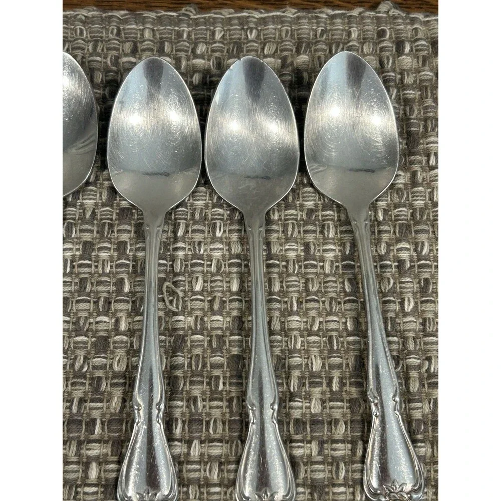 Oneida Arbor Rose True Rose Teasooons